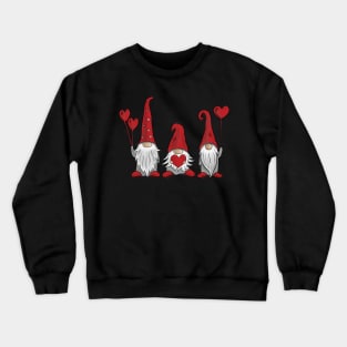 Cute Gnomes Valentines Gift Crewneck Sweatshirt